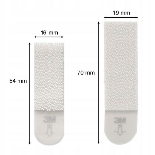 Rzepy Samoprzylepne COMMAND Zestaw 24szt/12par - Bezinwazyjne,bez na Arena.pl