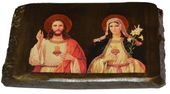 Ikona Serce Jezusa - Serce Maryi