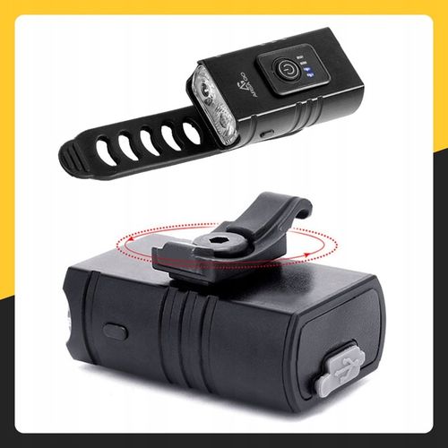 LAMPKA ROWEROWA PRZEDNIA TYLNA LED PRZÓD AKUMULATOROWA ZESTAW LAMPEK USB na Arena.pl