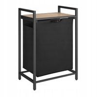 Kosz na pranie loftowy industrialny rustykalny beż