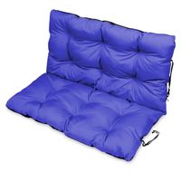 Poduszka na ławkę ogrodową huśtawkę 100x60x50 chab