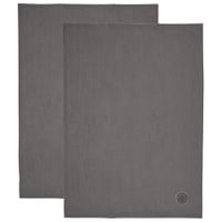 Ścierki kuchenne bawełniane szare 70x50 cm 2 szt.