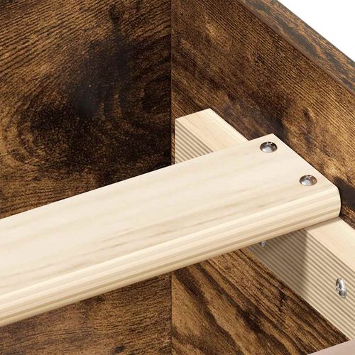 Łóżko bez materaca, przydymiony dąb, 90x190 cm na Arena.pl