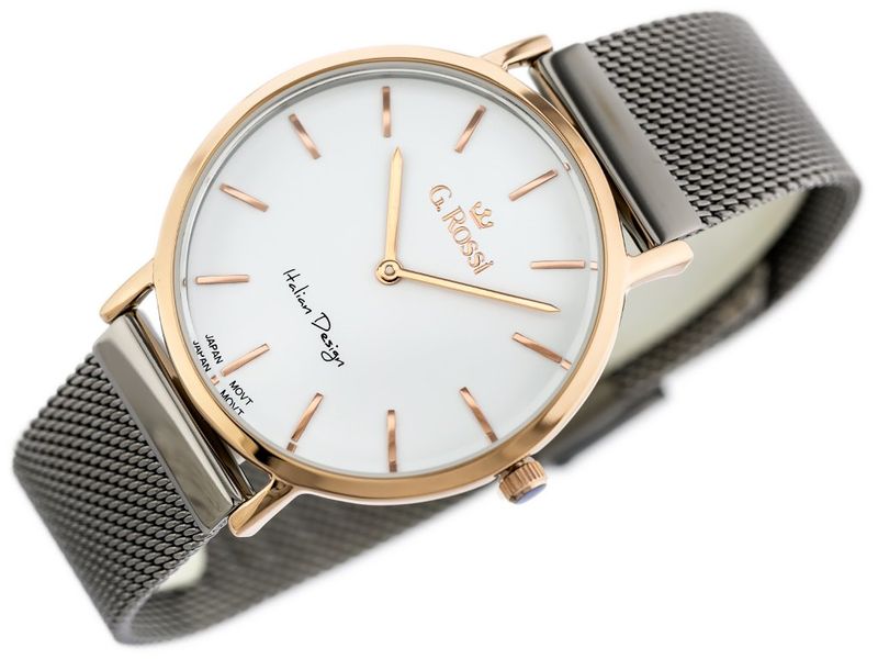 ZEGAREK G. ROSSI - 10771B-3B4 (zg717g) + BOX zdjęcie 2