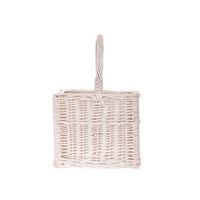Wiklinowy Kosz na 4 Butelki wybielany 28x28 H23 cm uniwersalny