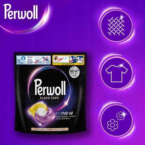 Perwoll Renew Black Caps Kapsułki do prania czarnego 35szt. na Arena.pl