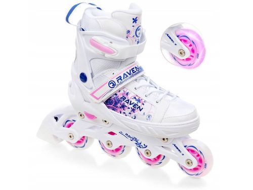 Rolki regulowane Raven Meia LED 31-35 na Arena.pl