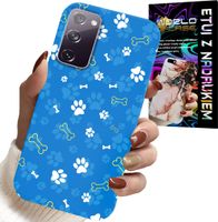 ETUI DO SAMSUNG GALAXY S20 FE - ŁAPKI KOŚCI PIES PATROL WZORY DLA DZIECI