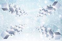 fototapeta ABSTRAKCJA OPTYCZNA BŁĘKITNA NOWOCZESNA