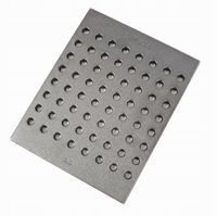 Ruszt żeliwny do kominka Turbo Fontte 757, 737, 707 dziurkowany 45x25,5