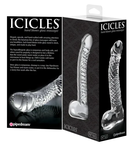pipedream icicles szklane narzędzie anatomiczne zakrzywione 16,5 cm na Arena.pl