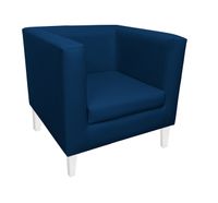 Fotel Monaco nogi białe D4