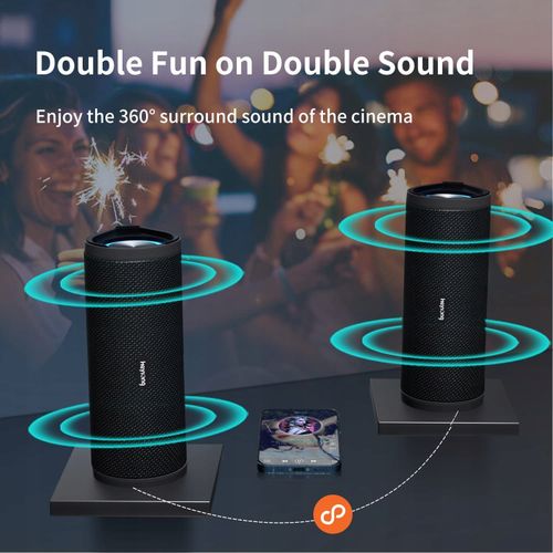 Głośnik stereo HEYSONG REVERB Bluetooth IPX7 360° na Arena.pl