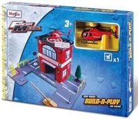 maisto build n play straż pożarna z helikopterem