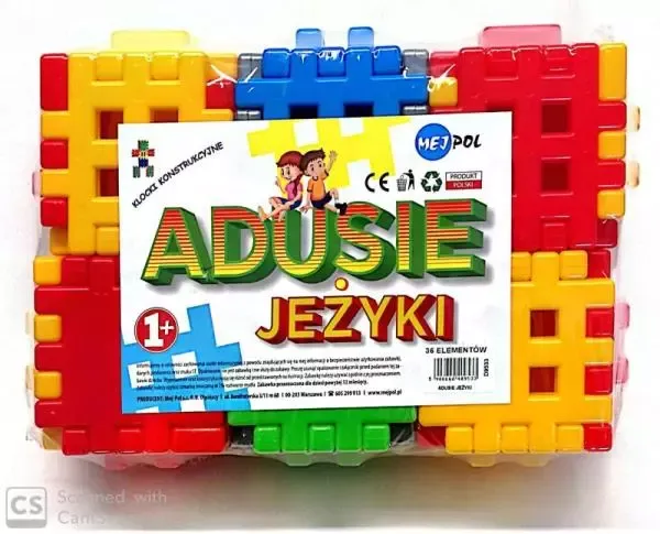 Klocki Jeżyki 36 elementów zdjęcie 1
