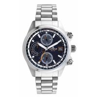 Zegarek Męski Lorenz CRONO SOLAR PILOT ORANGE + NATO EXTRA STRAP