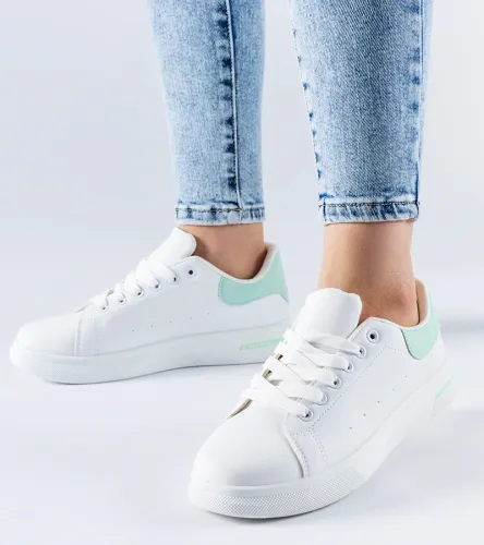 Biało-miętowe sneakersy Leland 41 na Arena.pl
