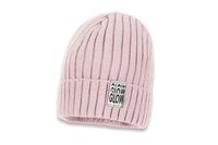 Broel MARCELA czapka dla dziewczynki beanie pudrowy róż 52-54