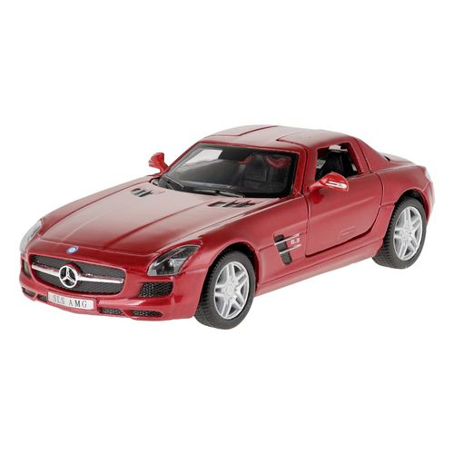 Model 1:36, Mercedes-Benz SLS AMG, czerwony na Arena.pl