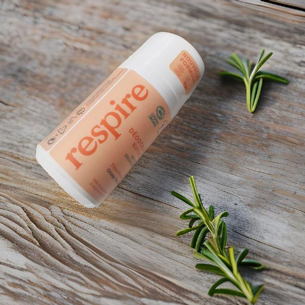 Dezodorant roll-on - w kulce Pomarańcza Vegański RESPIRE 50ml zdjęcie 2