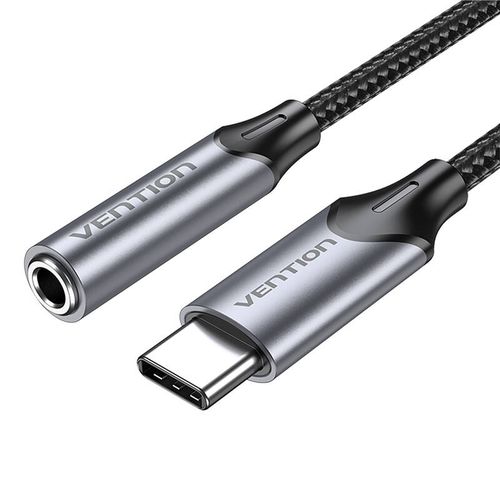 Adapter Vention BGMHA USB-C męski do 3.5mm Jack 0.1M (szary) na Arena.pl