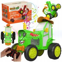 Traktor Zdalnie Sterowany Na Pilota RC Tańczący Świeci Zabawka Ciągnik AUTA