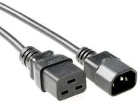 MicroConnect Power Cord C19-C14 1m Black