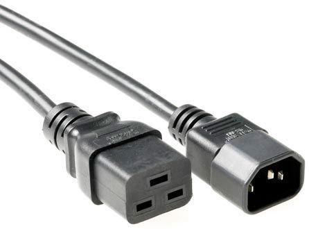 MicroConnect Power Cord C19-C14 1m Black zdjęcie 1