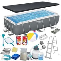 Basen ogrodowy stelażowy 404 x 201 x 100 cm 18w1 Bestway 56442