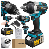 Zakrętarka bez szczotkowa klucz udarowy 1/2" 1800Nm 1 akumulator GISAM