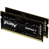 kingston 64gb 3200mt/s ddr4 cl20 sodimm (kit of 2) fury impact