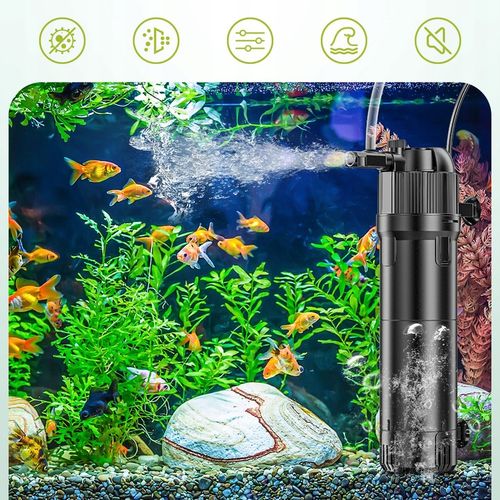 5W1 FILTR WEWNĘTRZNY Z LAMPĄ UV BIOLOGICZNY DO AKWARIUM DO 100-300L 800L/H na Arena.pl