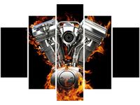 OBRAZ SILNIK V2 HARLEY DAVIDSON