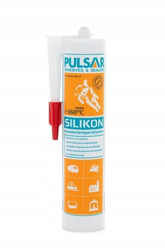 SILIKON CZERWONY WYSOKOTEMPERATUROWY PULSAR +360°C 300 ml na Arena.pl