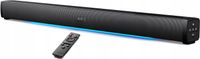 Foxnovo Soundbar MX2 z Bluetooth 6.0 Czarny z Niebieską Diodą LED 80W