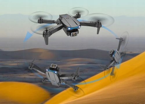 DRON e99 PRO 2x KAMERA 4K ZAWIS 200M UNIKANIE PRZESZKÓD WIFI TORBA PILOT na Arena.pl