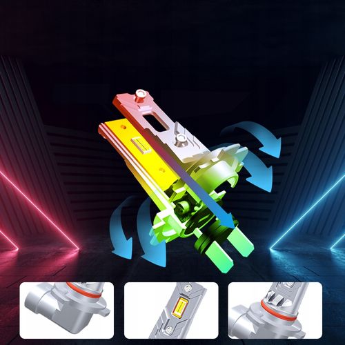 ŻARÓWKI LED HB3 RETROFITY 1 do 1 5500K SUPER WHITE na Arena.pl