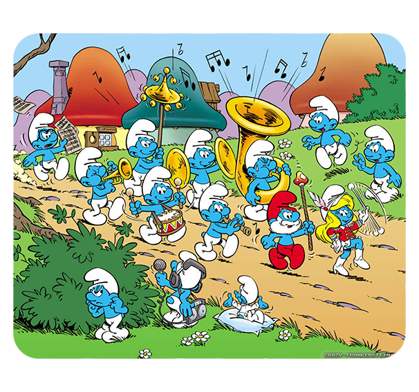 Podkładka pod myszkę Smerfy zdjęcie 1