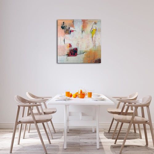 Deco Panel, Pastelowa abstrakcja 80x80 na Arena.pl