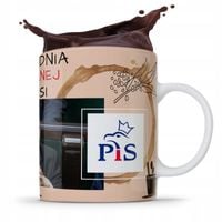 Kubek Full Print Prezesa Jarosław Kaczyński Pis Z Nadrukiem Ze Zdjęciem