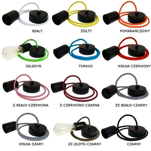 OPRAWKA E27 OSŁONKA DEKORACYJNA METALOWA CZARNA na Arena.pl