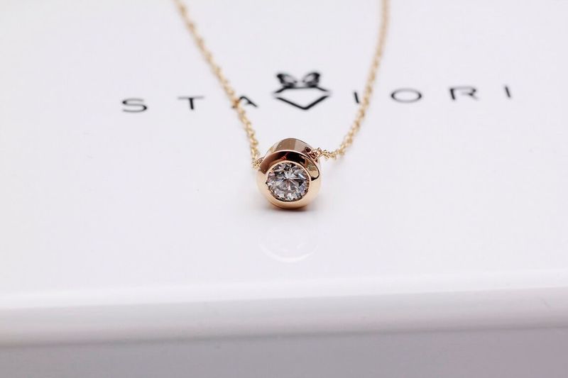 Emaga Złoty naszyjnik NZD4750 - Diament zdjęcie 12