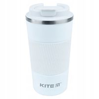 Kubek termiczny na kawe na herbate antypoślizgowy biały 510 ml Kite