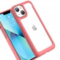 outer space case etui iphone 14 sztywny pokrowiec z żelową ramką
