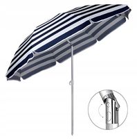 DUŻY PARASOL PLAŻOWY OGRODOWY 160 CM ŁAMANY SKŁADANY