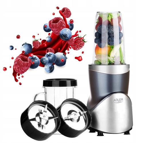 Blender Kielichowy 1200W do Smoothie, Koktajli, Mocny , Zestaw - 4 na Arena.pl