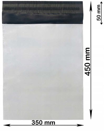 foliopaki kurierskie białe c3 350x450mm - 1000 szt. na Arena.pl