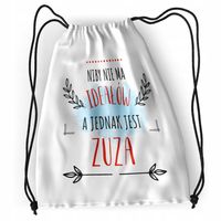 Plecak Dla Zuzy Sportowy Szkolny Worek Torba Z Nadrukiem Ze Zdjęciem