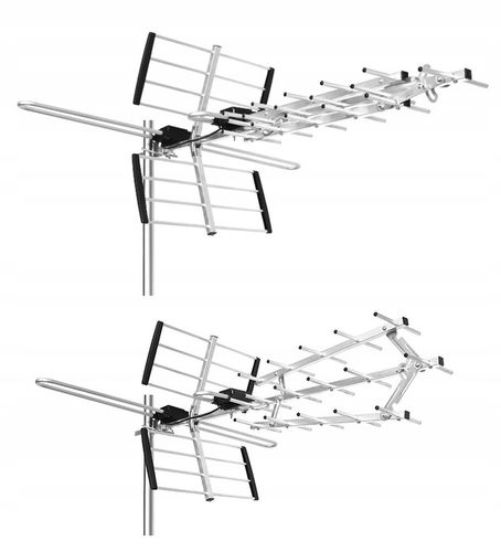 ANTENA DO TV NAZIEMNEJ ZEWNĘTRZNA DVB-T2 KIERUNKOWA COMBO MUX8 LTE VHF na Arena.pl