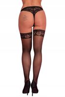 Pończochy czarne LivCo Corsetti L/XL. Przylegające